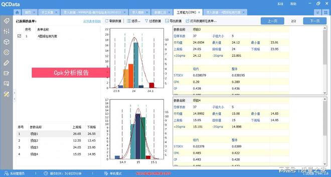 汽车前照灯的检测数据